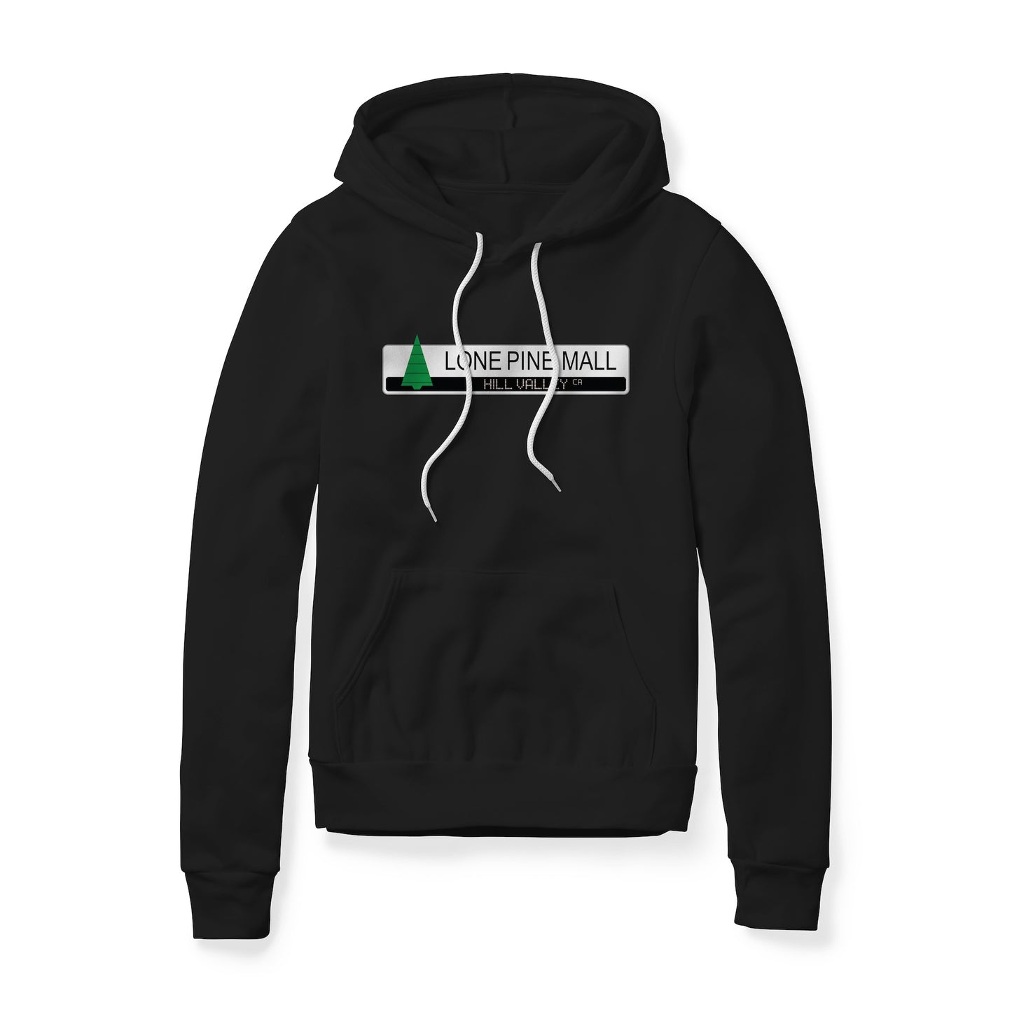 Lone Pine Mall Logo : Back To The Future Movie, Fleece Hoodie