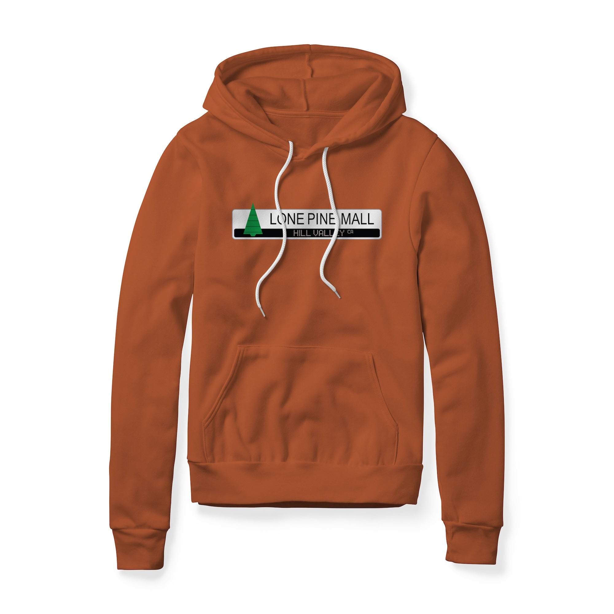 Lone Pine Mall Logo : Back To The Future Movie, Fleece Hoodie