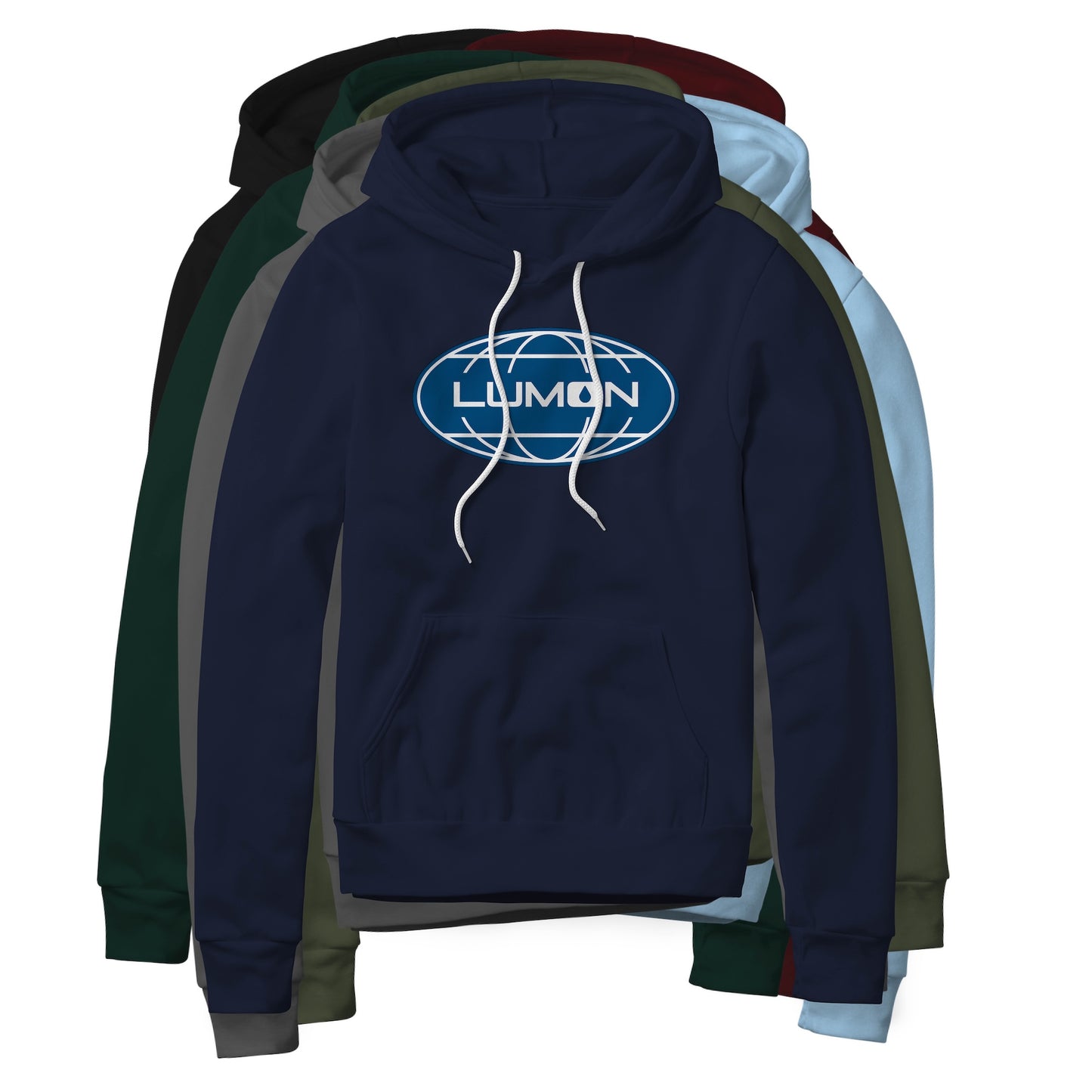 Lumon Logo (Blue) : Severance Show, Fleece Hoodie