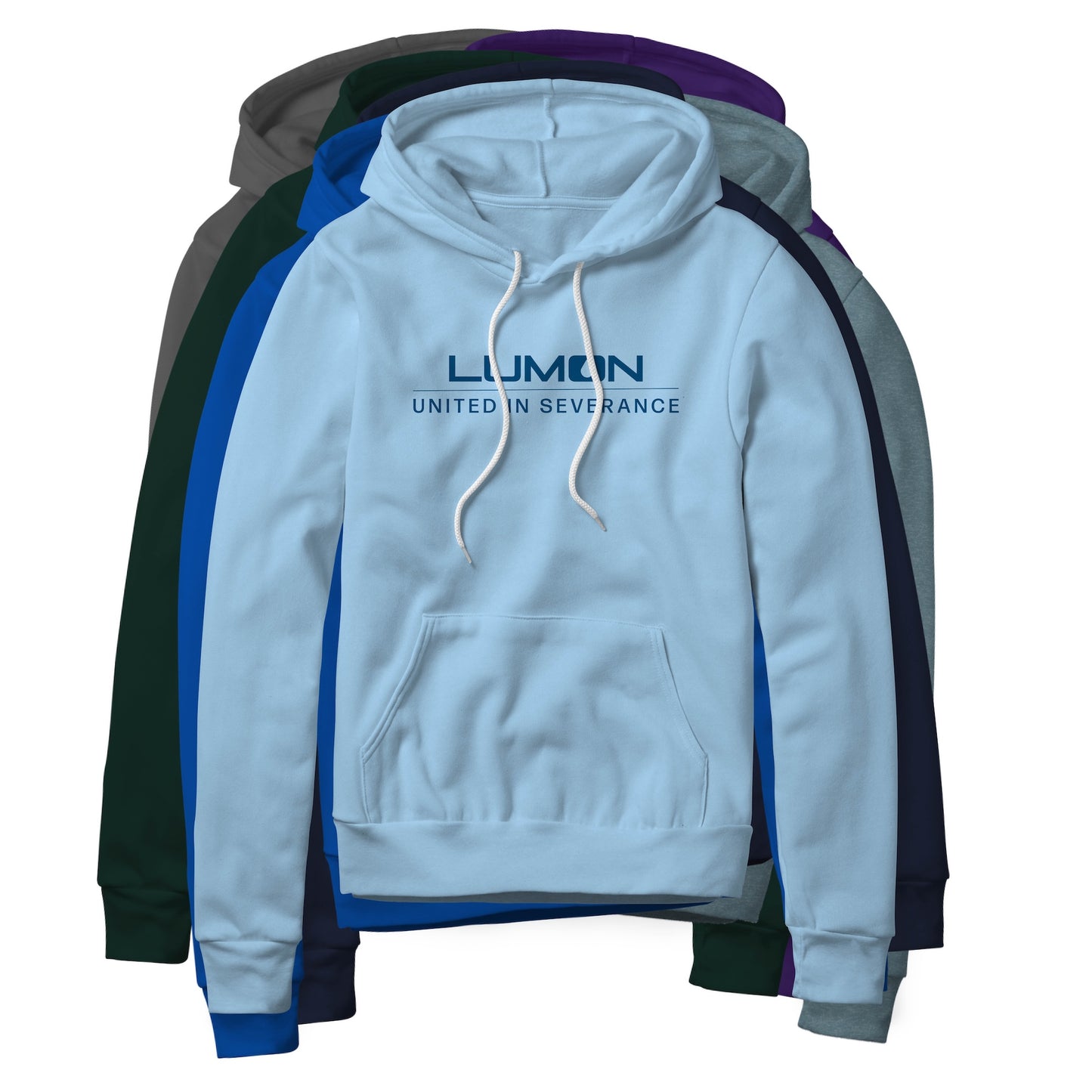 Lumon United In Severance (Blue) : Severance Show, Fleece Hoodie
