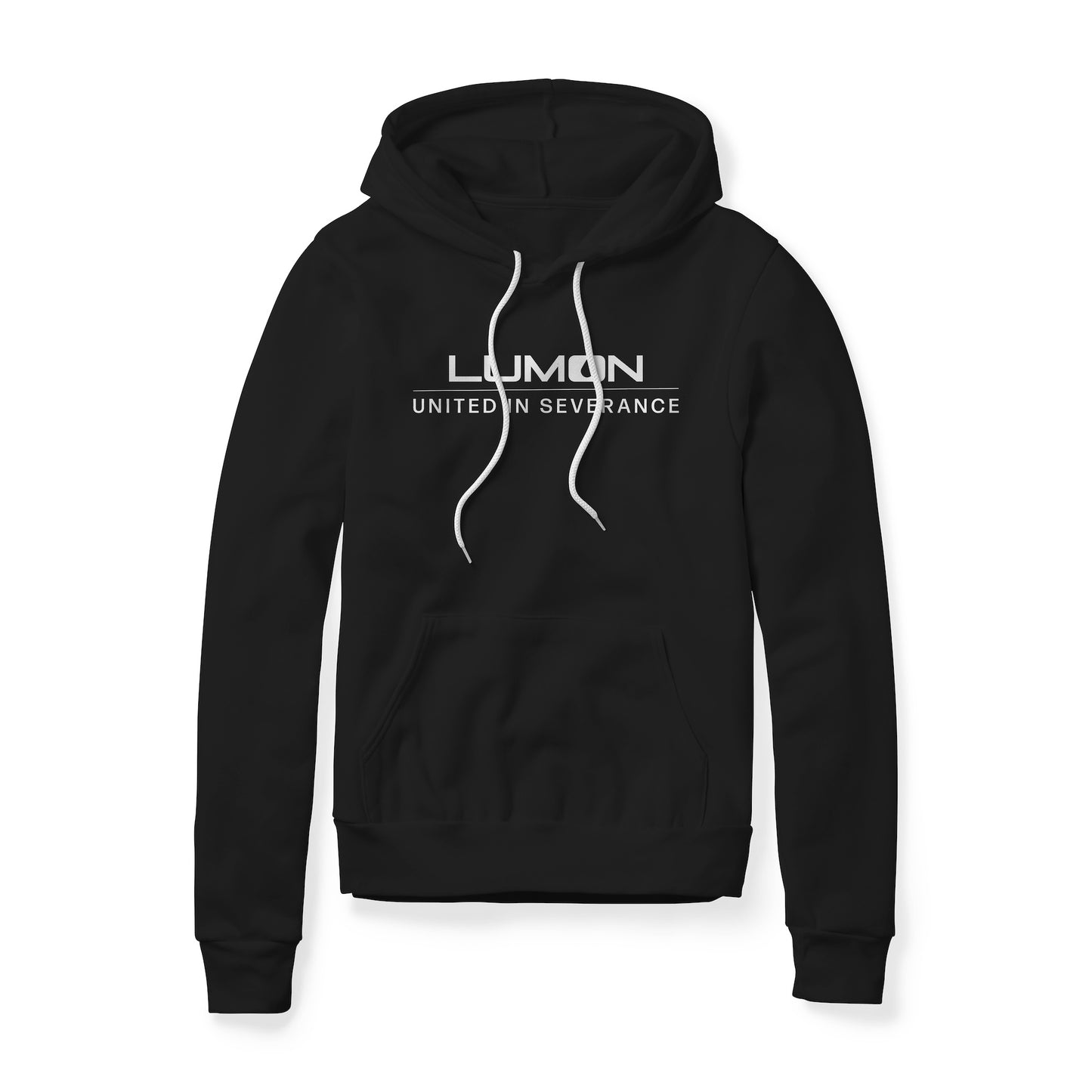 Lumon United In Severance (White) : Severance Show, Fleece Hoodie