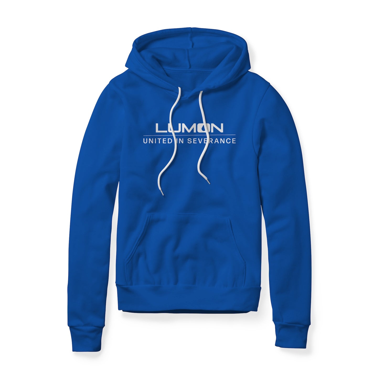 Lumon United In Severance (White) : Severance Show, Fleece Hoodie
