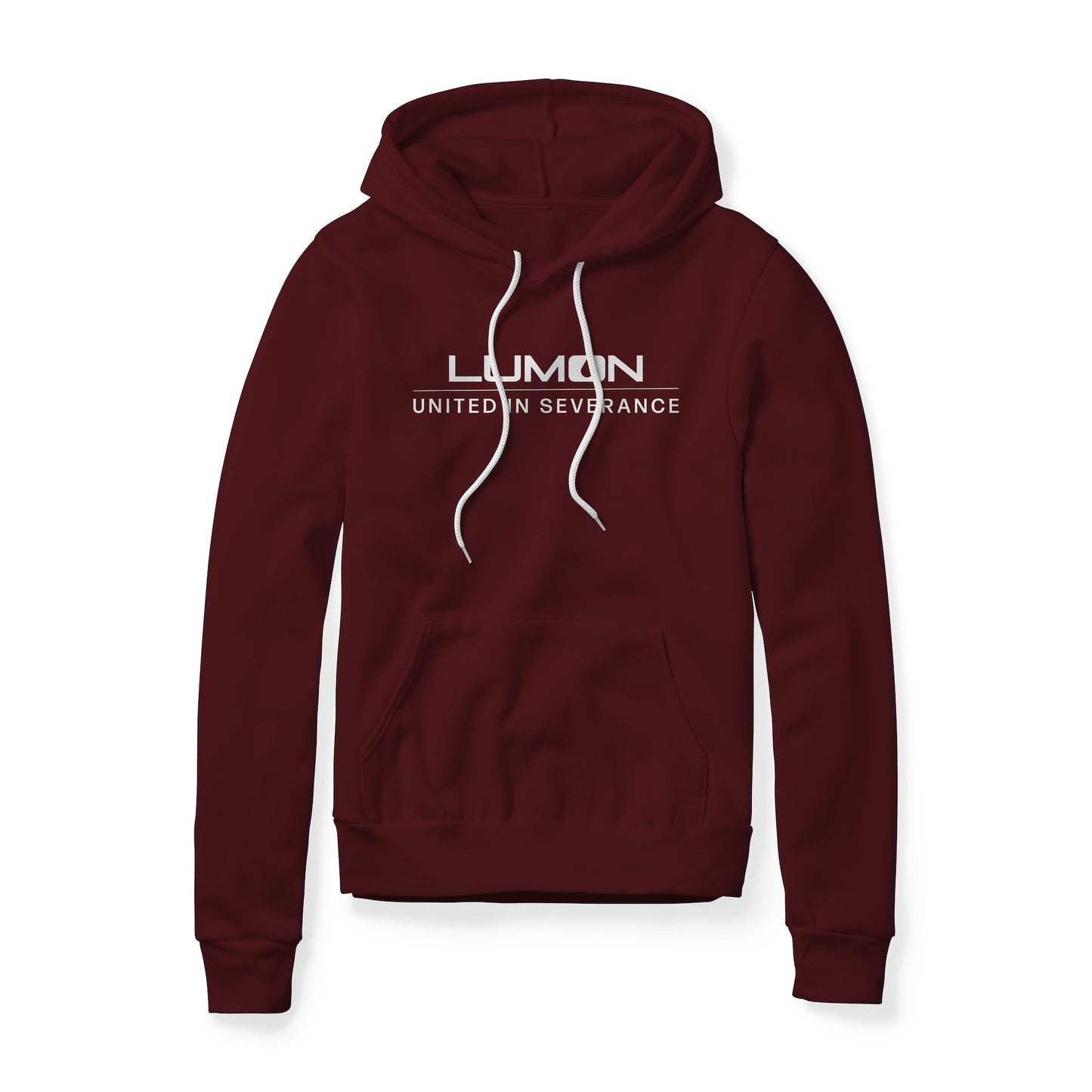 Lumon United In Severance (White) : Severance Show, Fleece Hoodie