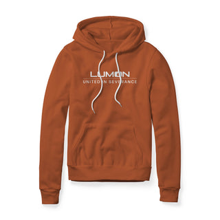 Lumon United In Severance (White) : Severance Show, Fleece Hoodie