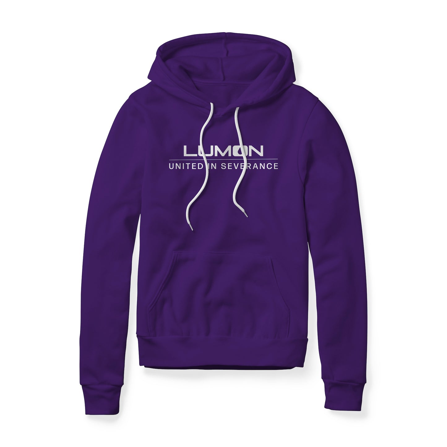 Lumon United In Severance (White) : Severance Show, Fleece Hoodie