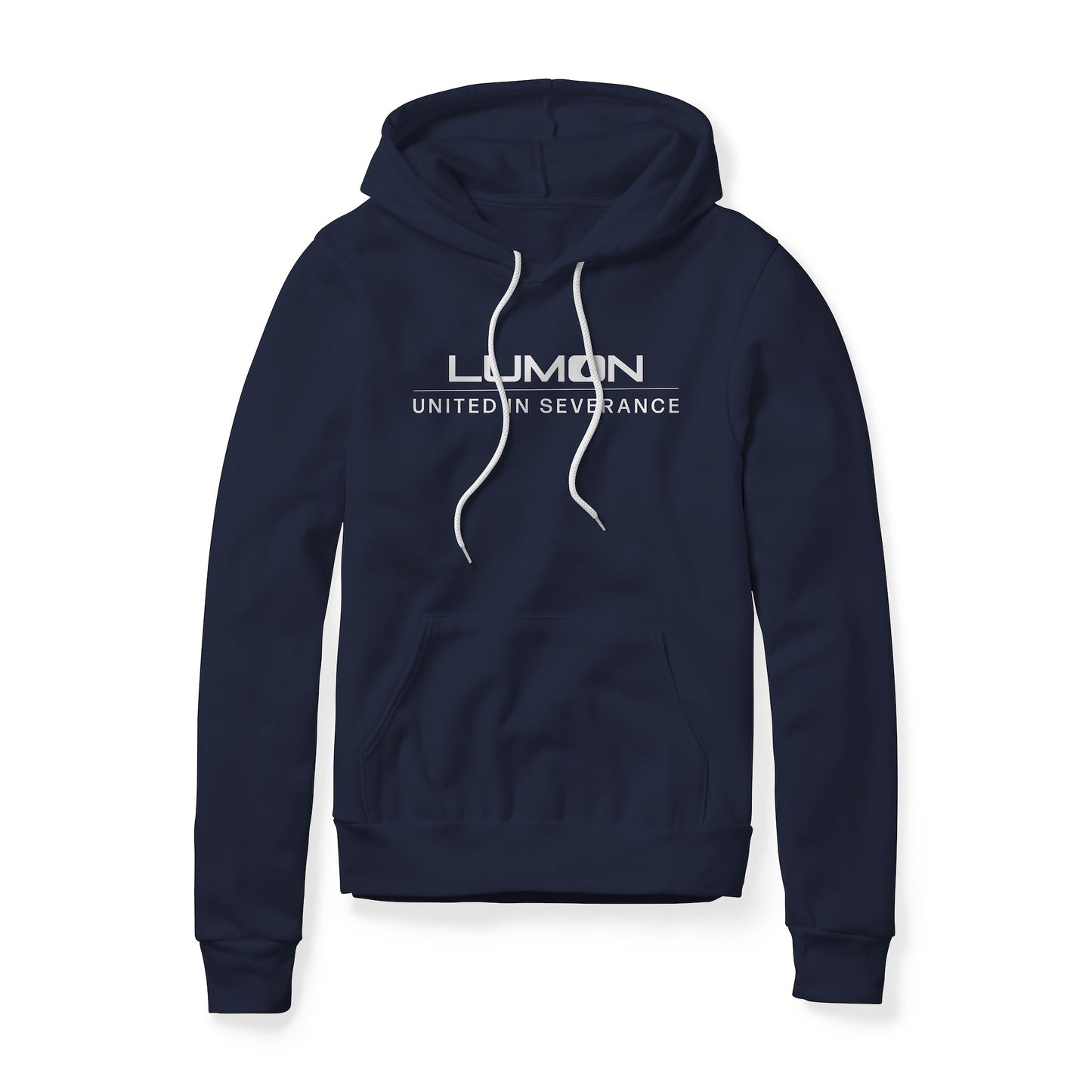 Lumon United In Severance (White) : Severance Show, Fleece Hoodie