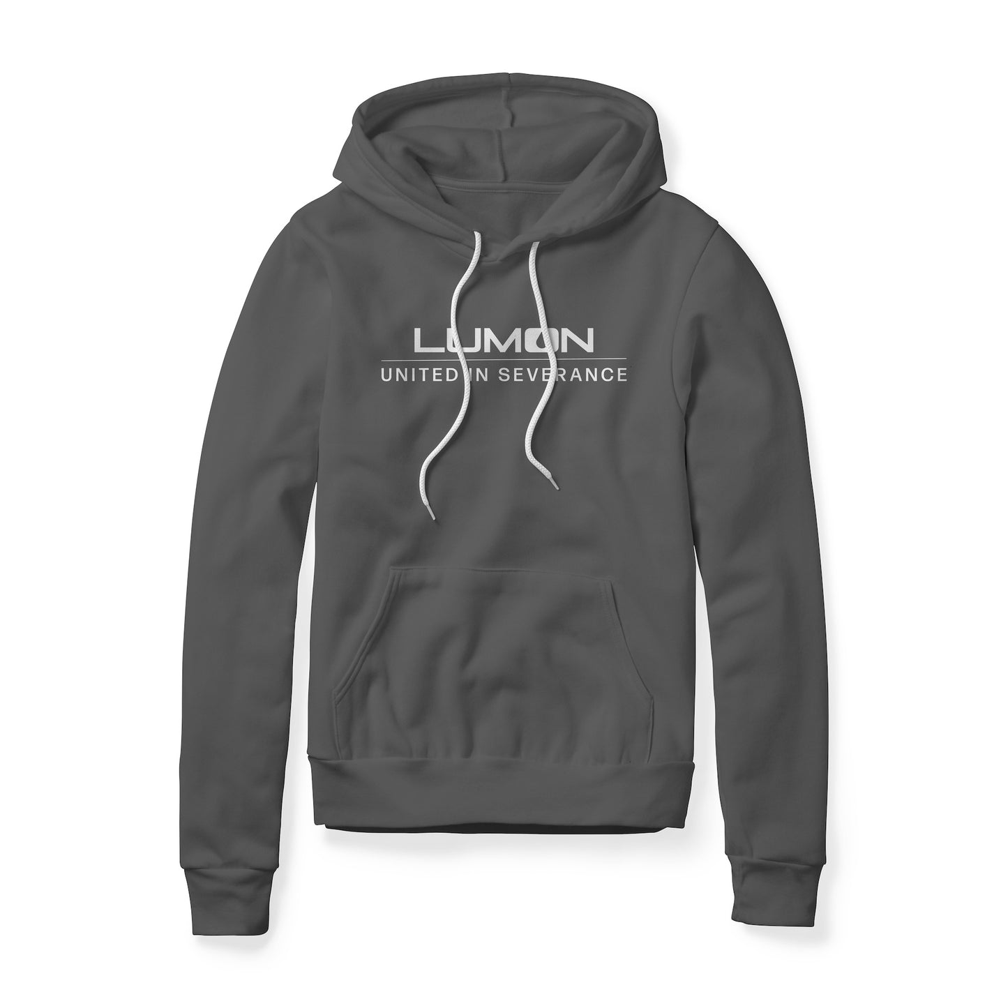 Lumon United In Severance (White) : Severance Show, Fleece Hoodie
