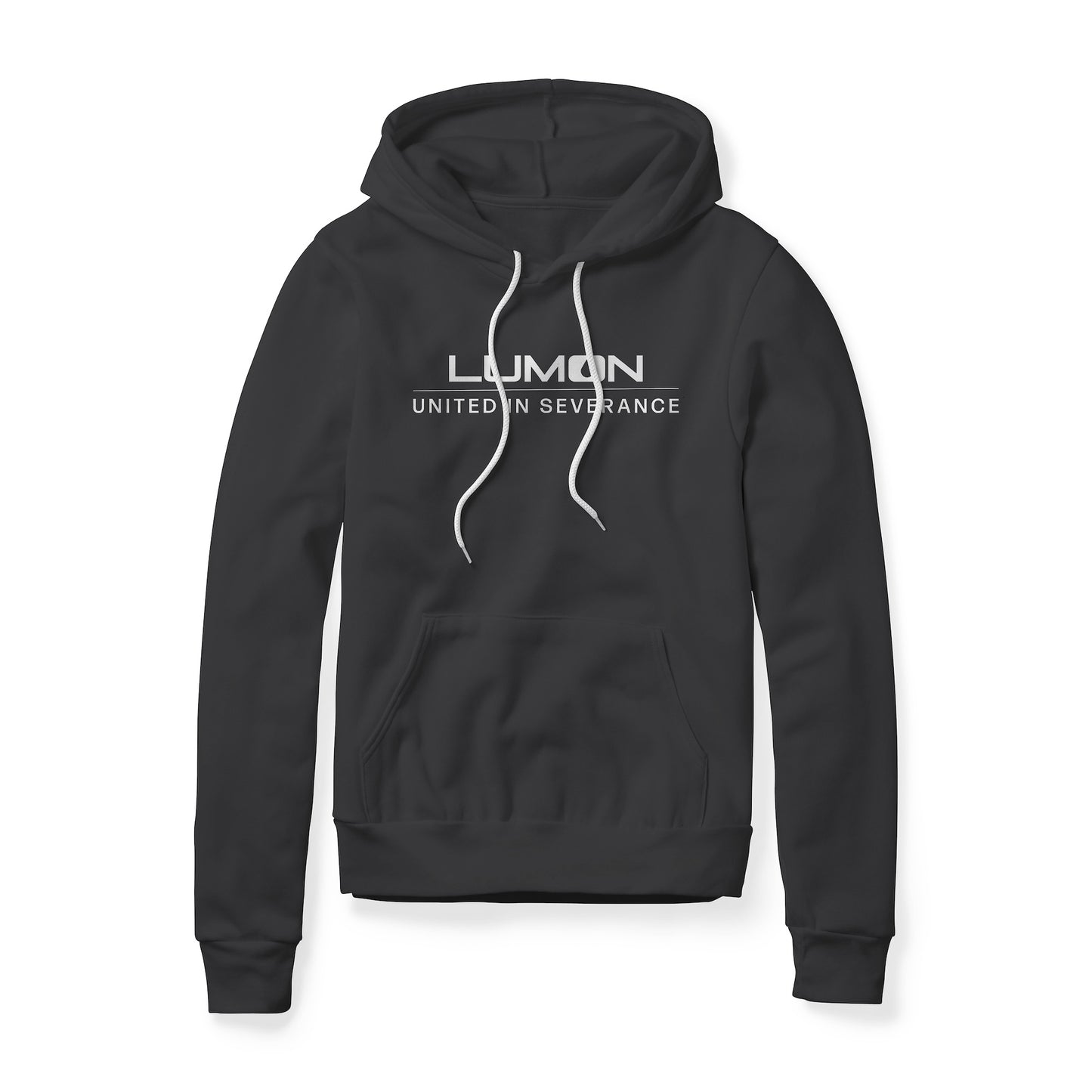 Lumon United In Severance (White) : Severance Show, Fleece Hoodie