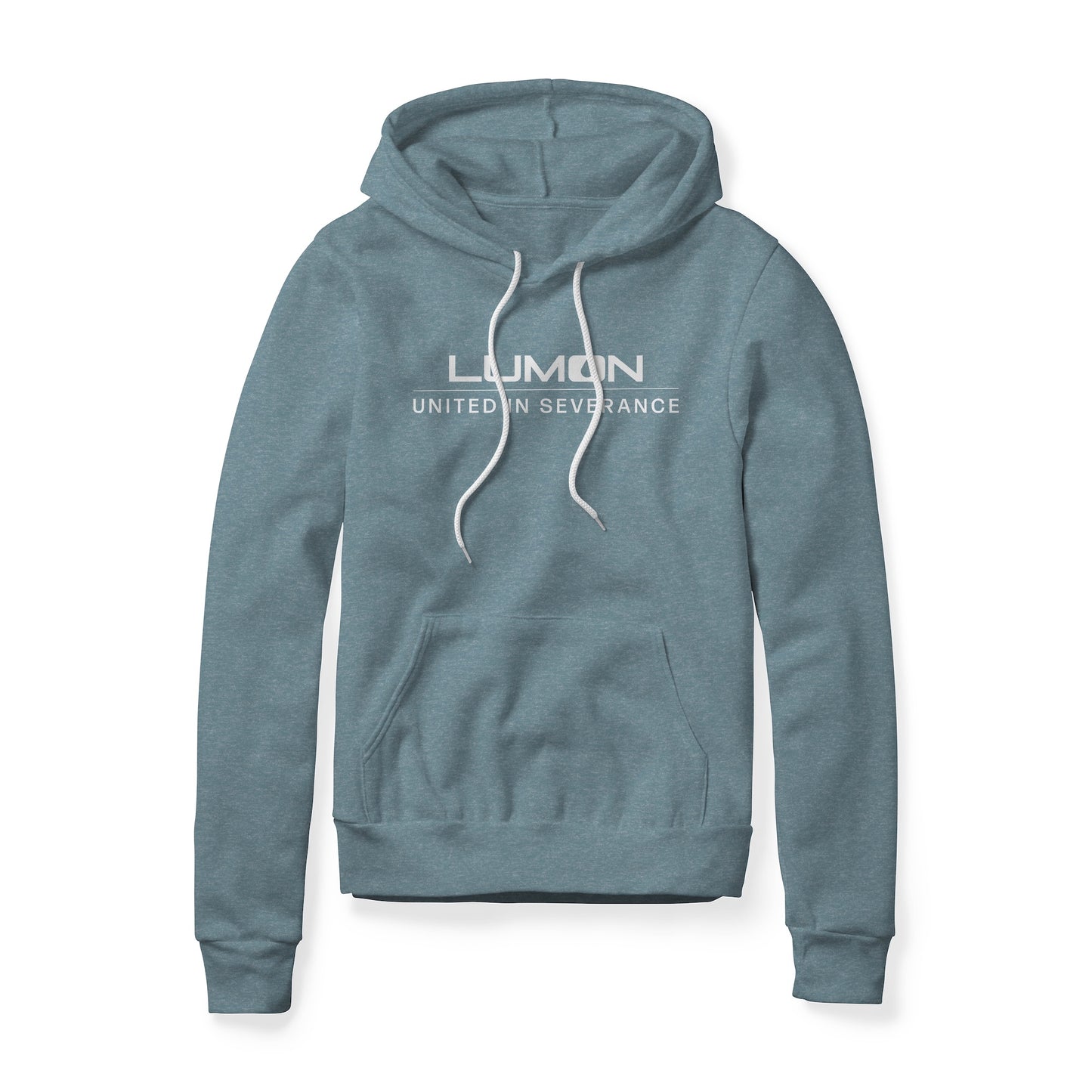 Lumon United In Severance (White) : Severance Show, Fleece Hoodie