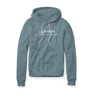 Lumon United In Severance (White) : Severance Show, Fleece Hoodie
