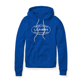 Lumon Logo (White) : Severance Show, Fleece Hoodie
