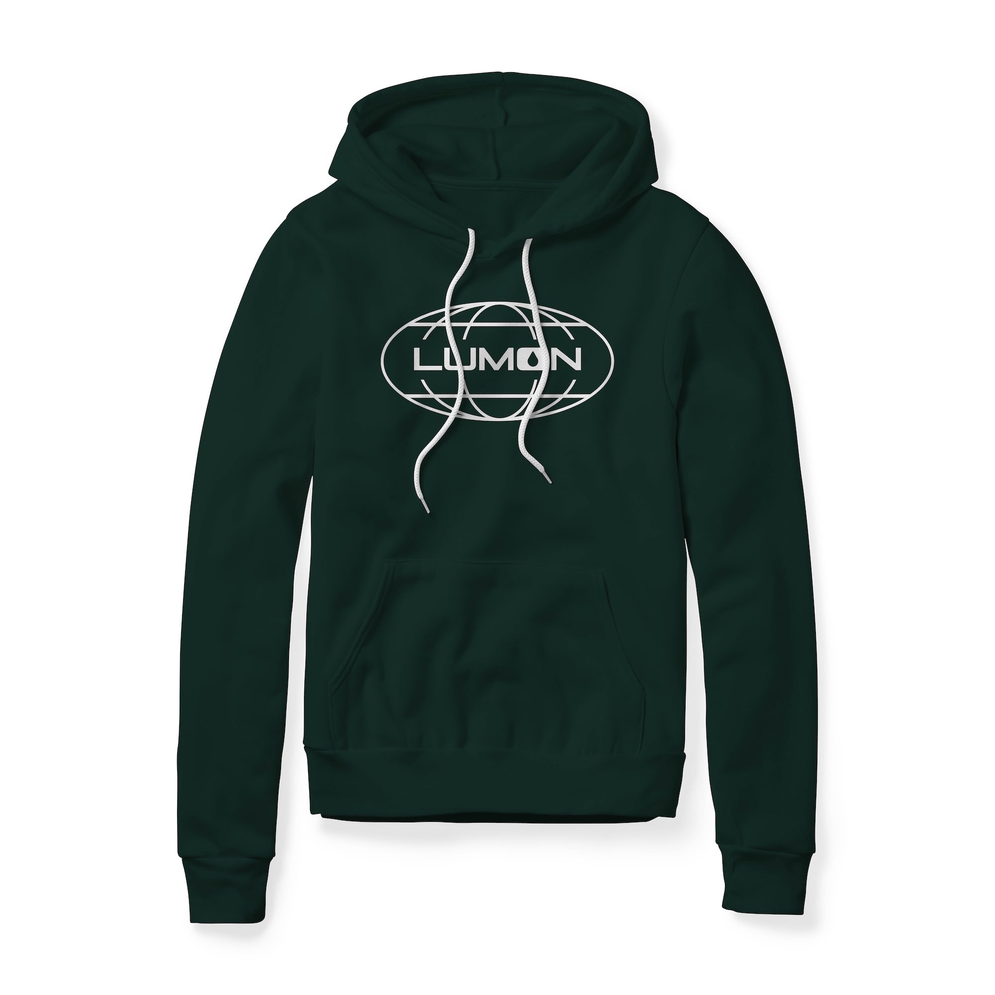 Lumon Logo (White) : Severance Show, Fleece Hoodie