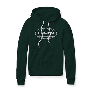 Lumon Logo (White) : Severance Show, Fleece Hoodie