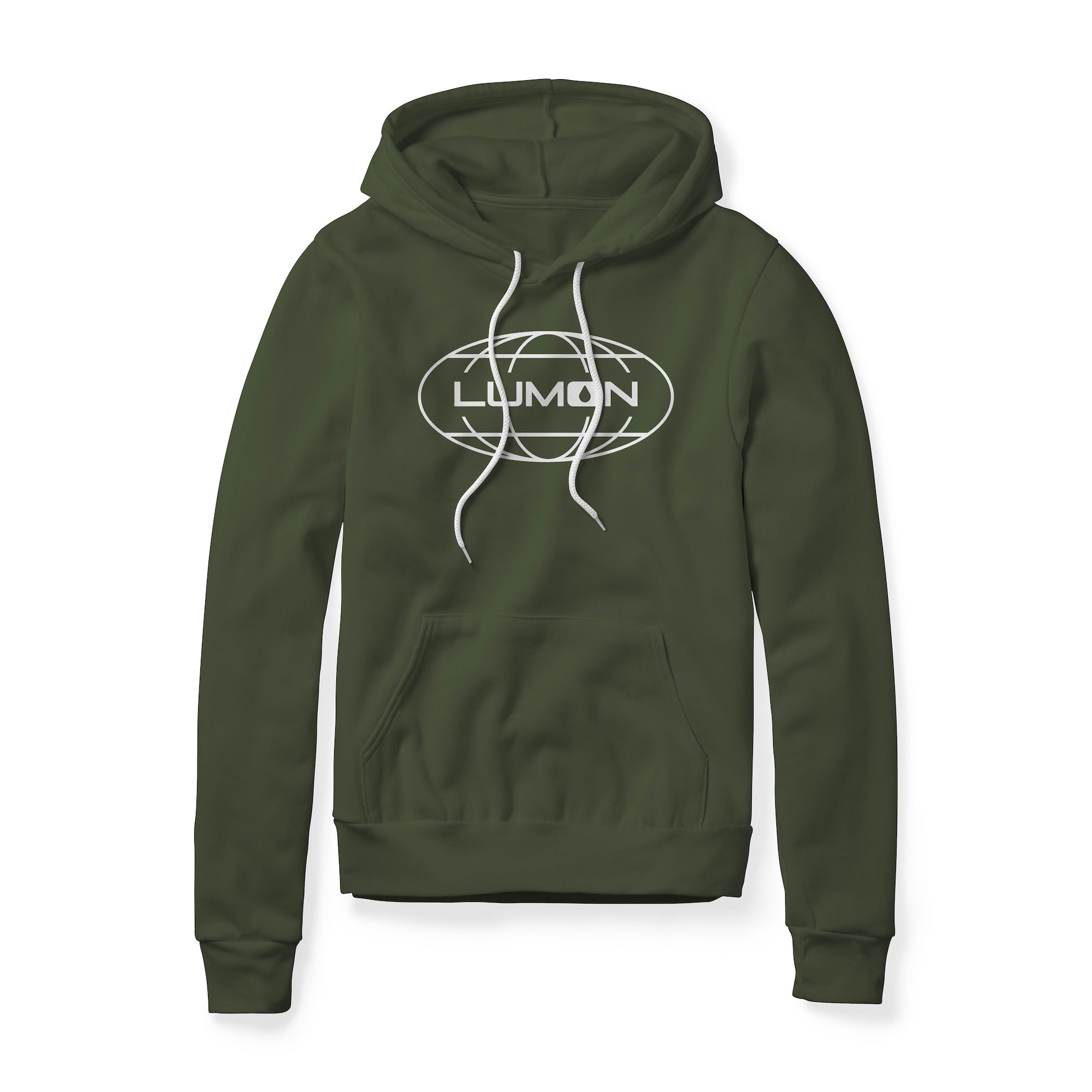 Lumon Logo (White) : Severance Show, Fleece Hoodie