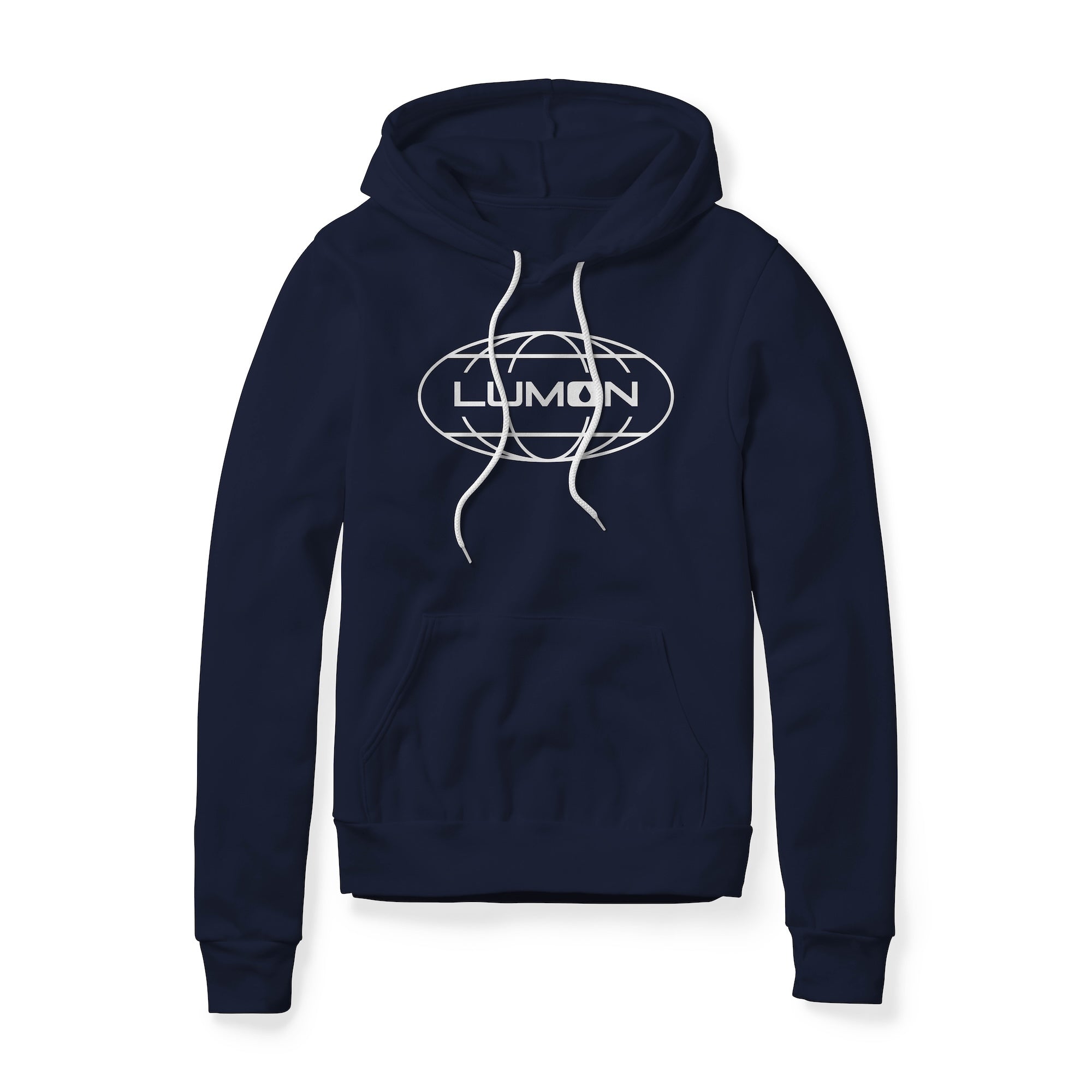 Lumon Logo (White) : Severance Show, Fleece Hoodie