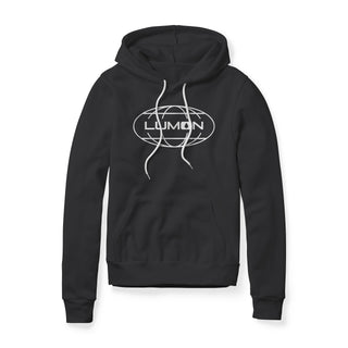 Lumon Logo (White) : Severance Show, Fleece Hoodie