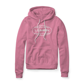 Lumon Logo (White) : Severance Show, Fleece Hoodie