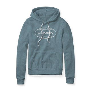 Lumon Logo (White) : Severance Show, Fleece Hoodie