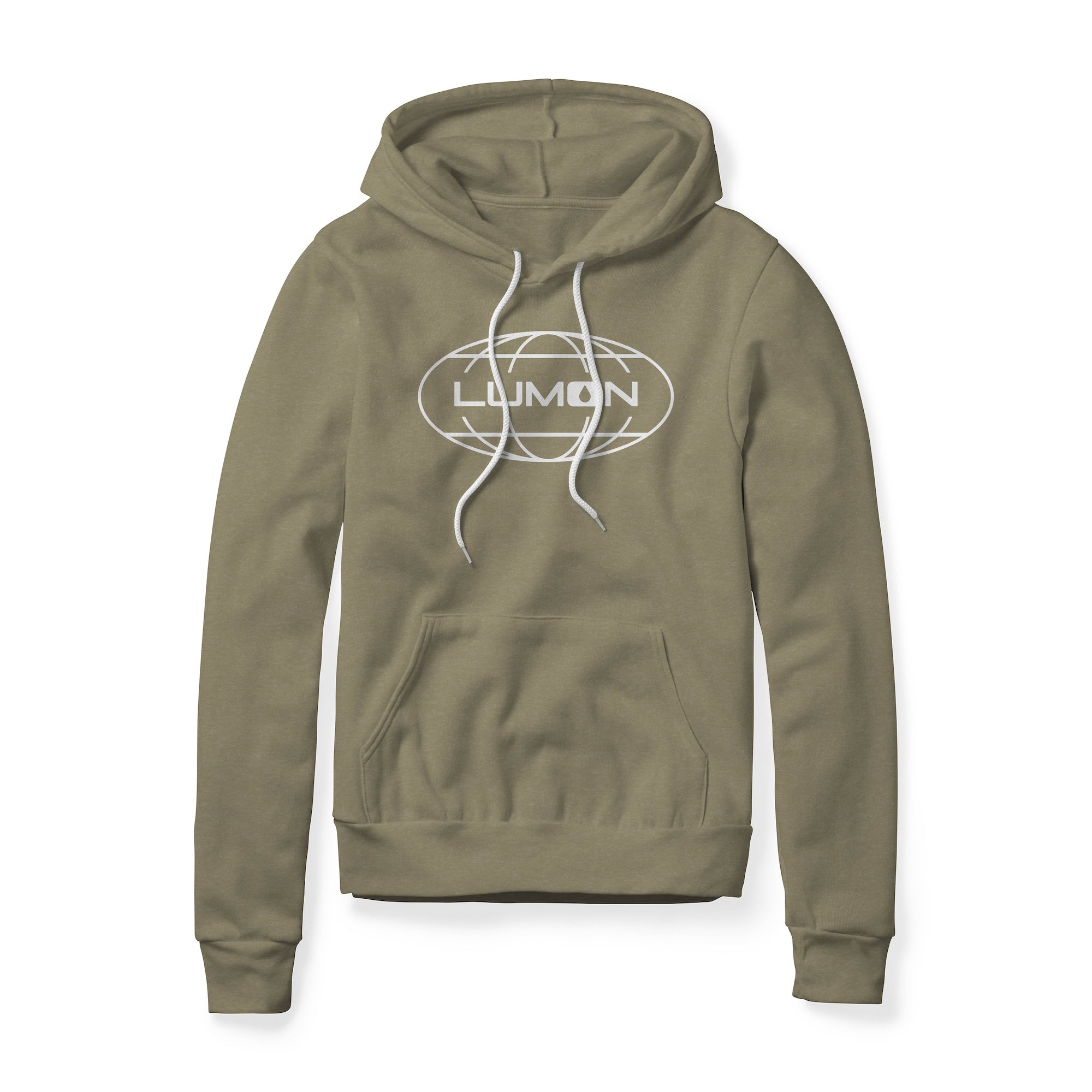 Lumon Logo (White) : Severance Show, Fleece Hoodie