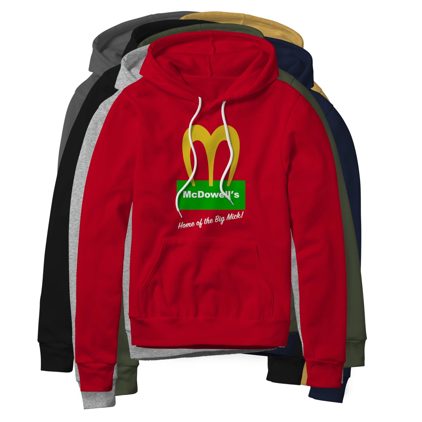 McDowell's Logo (Green) : Coming To America Movie, Fleece Hoodie
