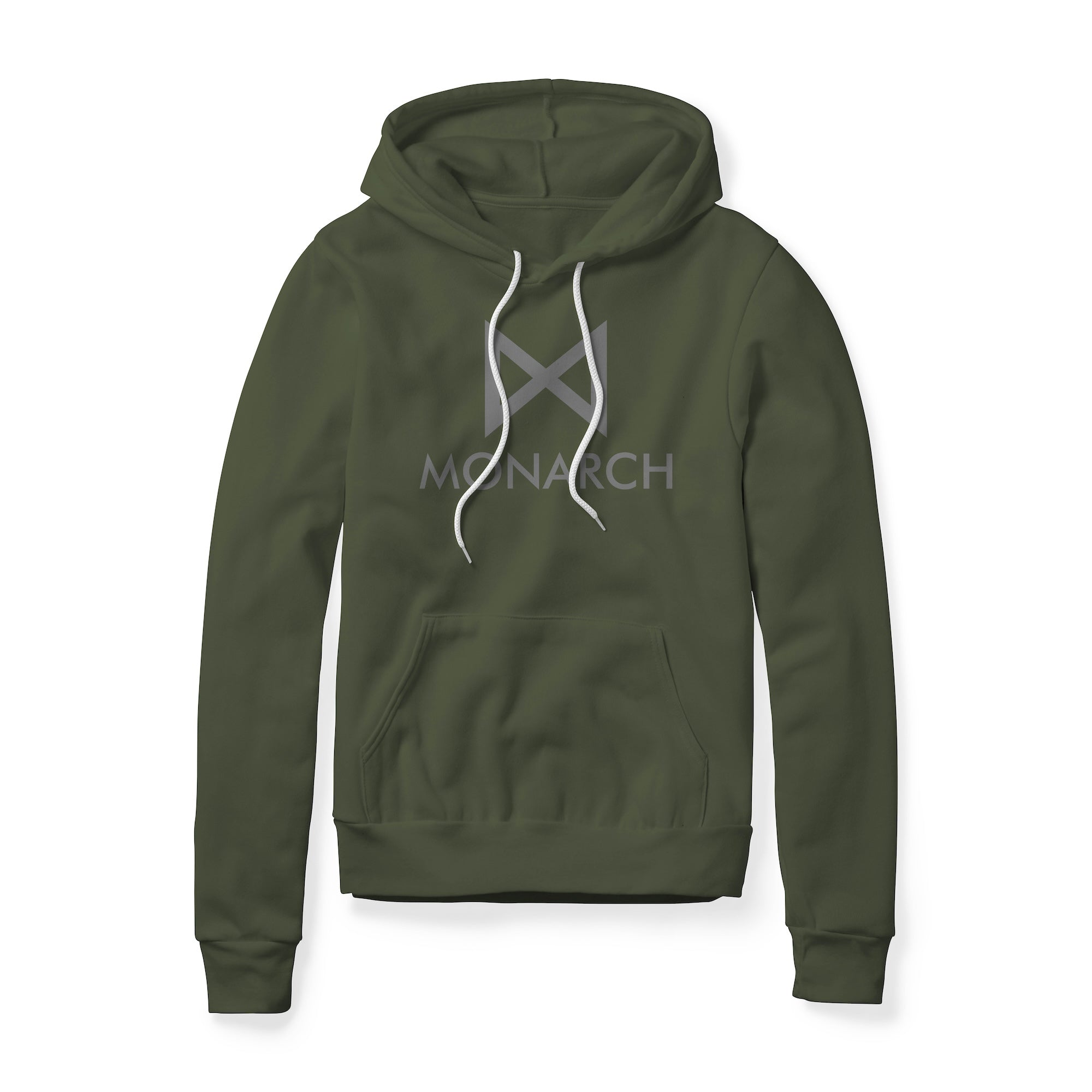Monarch Logo (Gray) : Godzilla and Kong MonsterVerse, Fleece Hoodie