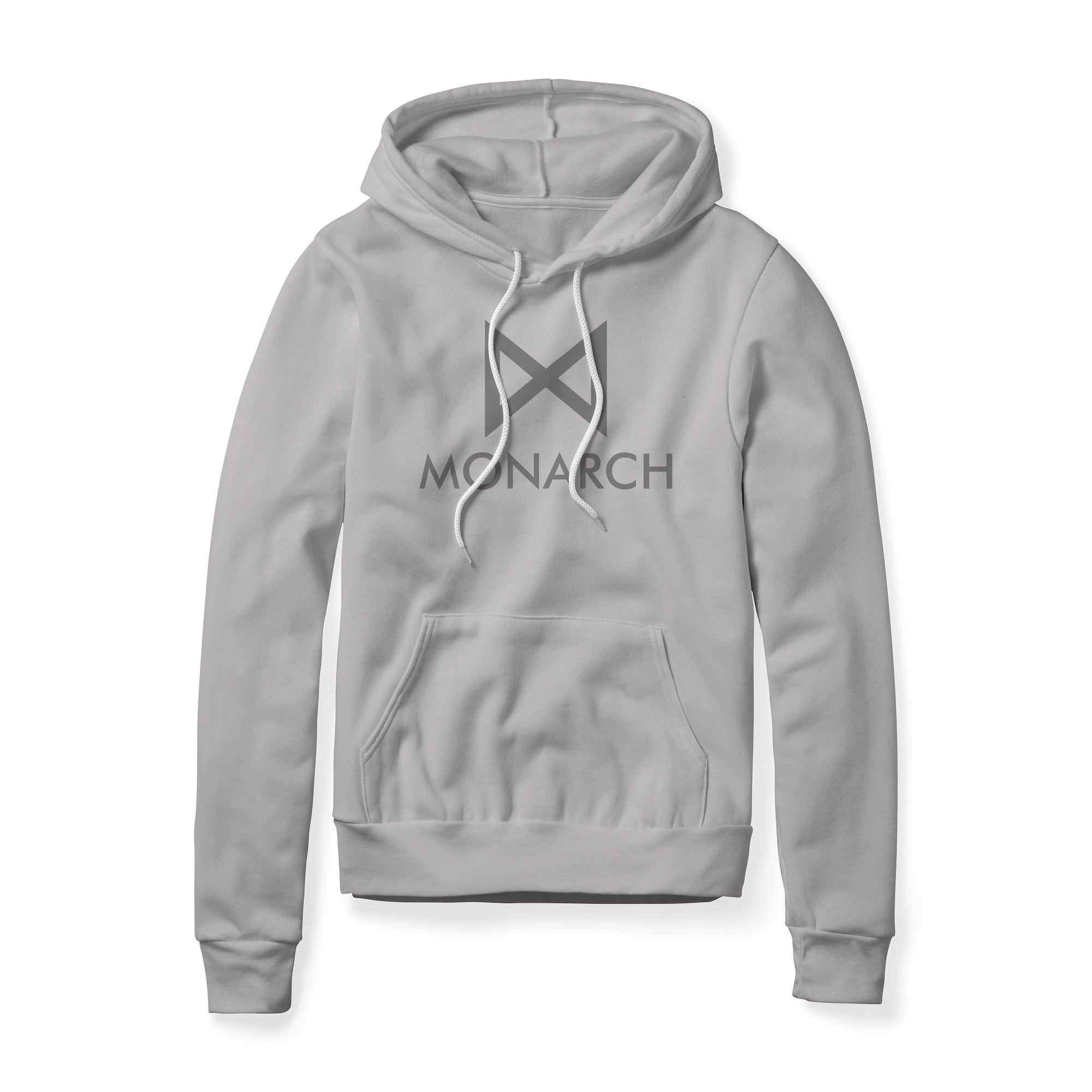 Monarch Logo (Gray) : Godzilla and Kong MonsterVerse, Fleece Hoodie