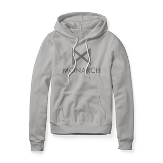 Monarch Logo (Gray) : Godzilla and Kong MonsterVerse, Fleece Hoodie