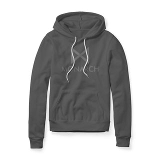Monarch Logo (Gray) : Godzilla and Kong MonsterVerse, Fleece Hoodie