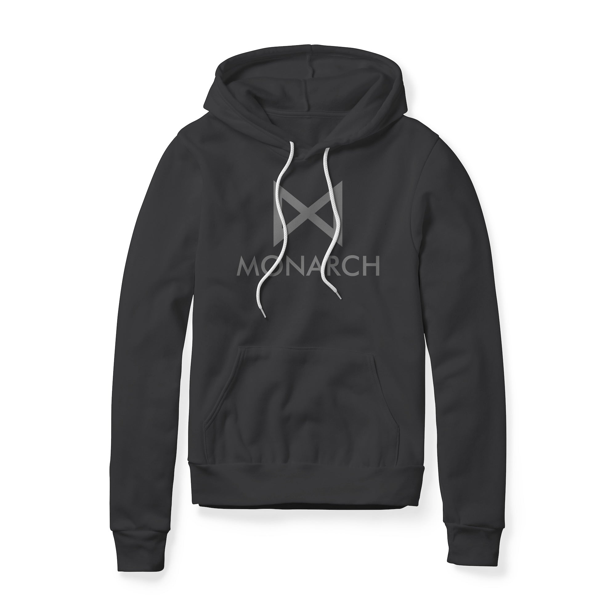 Monarch Logo (Gray) : Godzilla and Kong MonsterVerse, Fleece Hoodie