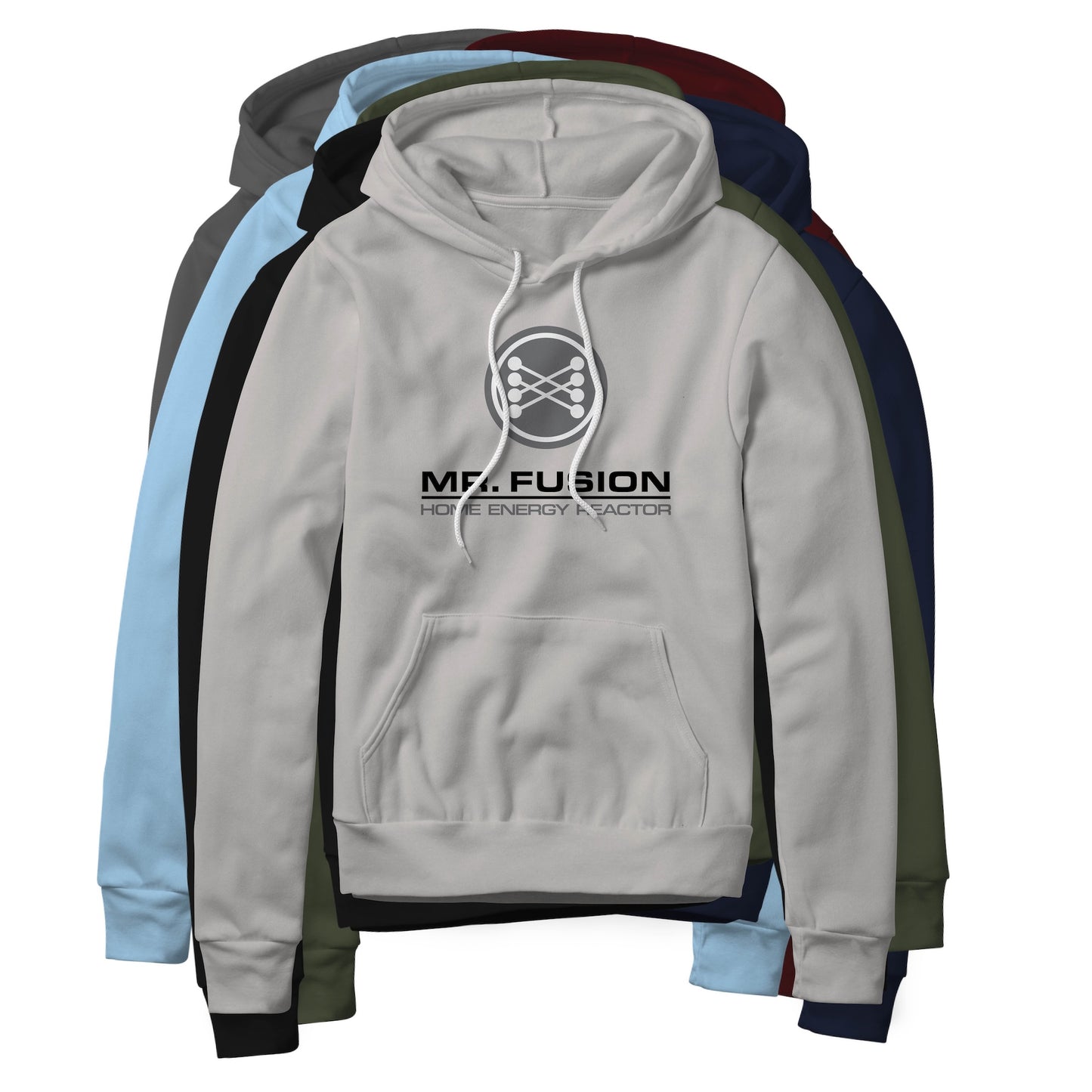 Mr. Fusion Logo : Back To The Future Movie, Fleece Hoodie
