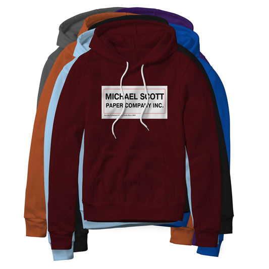 Michael Scott Paper Company Logo : The Office Show, Fleece Hoodie