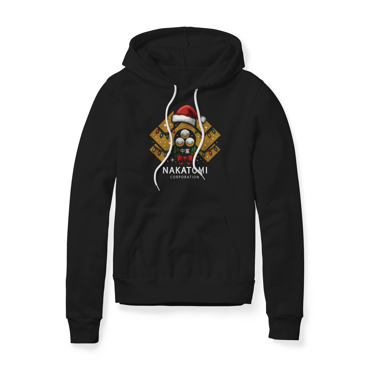 Nakatomi Corporation Logo (Christmas Edition) : Die Hard Movie, Fleece Hoodie
