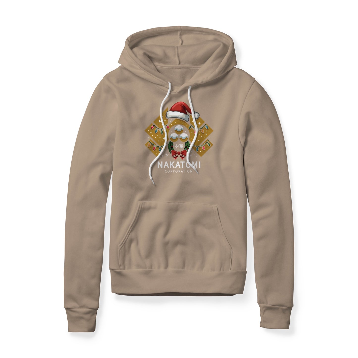 Nakatomi Corporation Logo (Christmas Edition) : Die Hard Movie, Fleece Hoodie