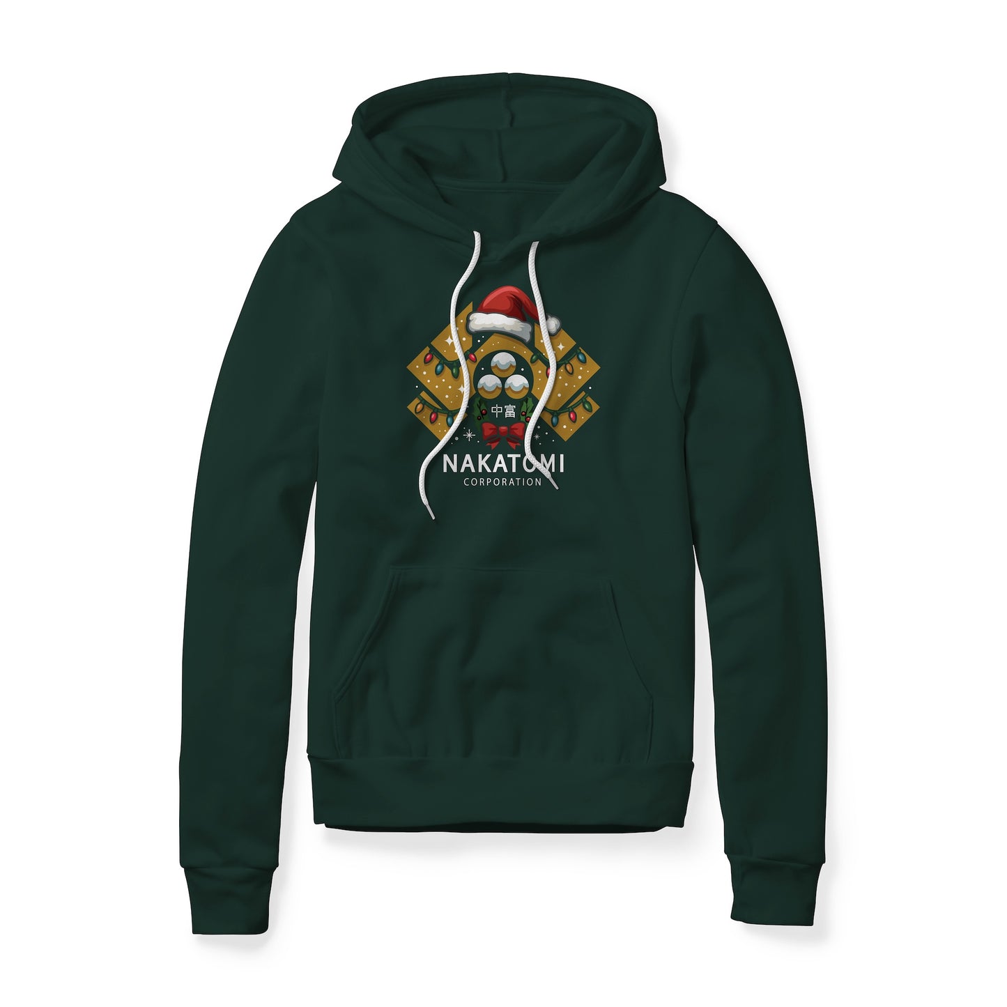 Nakatomi Corporation Logo (Christmas Edition) : Die Hard Movie, Fleece Hoodie
