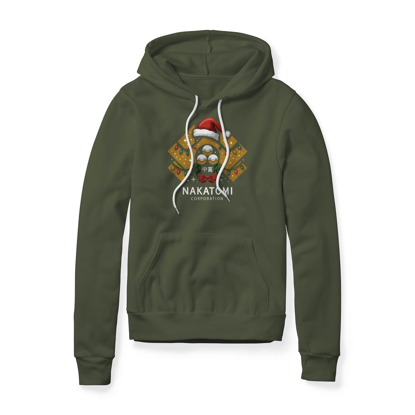 Nakatomi Corporation Logo (Christmas Edition) : Die Hard Movie, Fleece Hoodie
