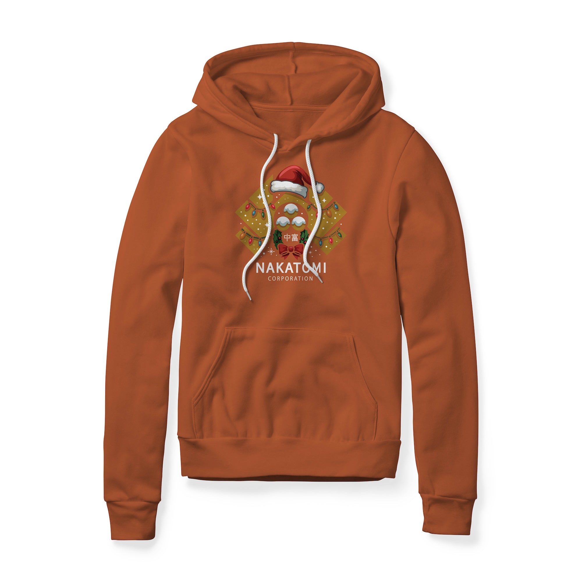 Nakatomi Corporation Logo (Christmas Edition) : Die Hard Movie, Fleece Hoodie