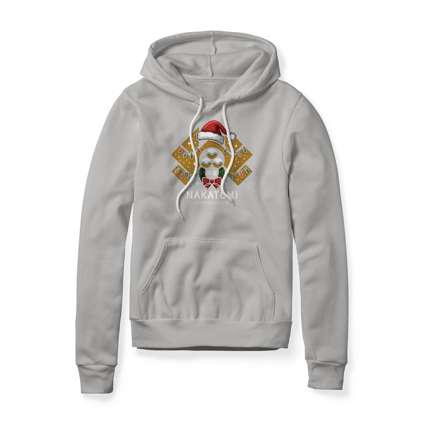 Nakatomi Corporation Logo (Christmas Edition) : Die Hard Movie, Fleece Hoodie