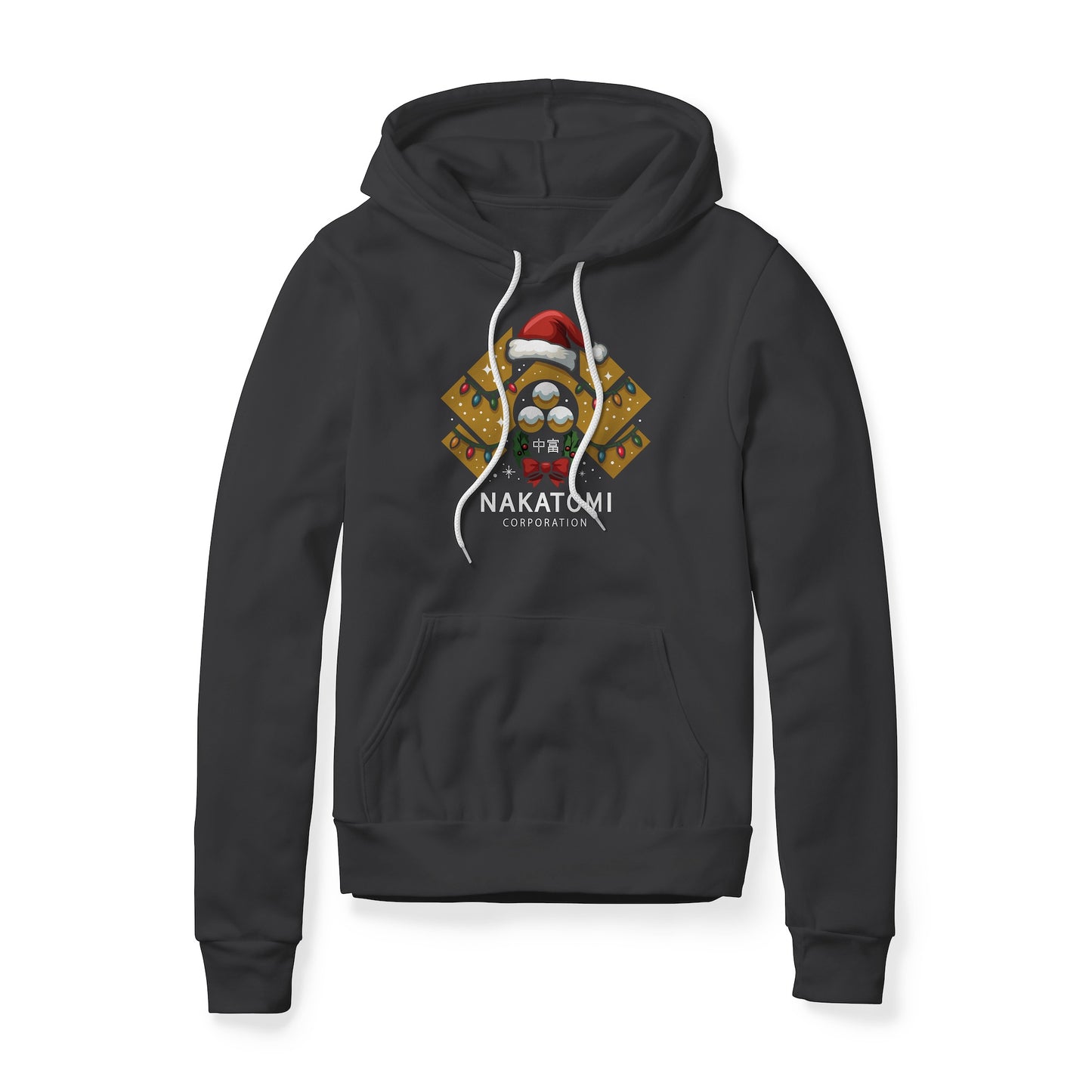 Nakatomi Corporation Logo (Christmas Edition) : Die Hard Movie, Fleece Hoodie