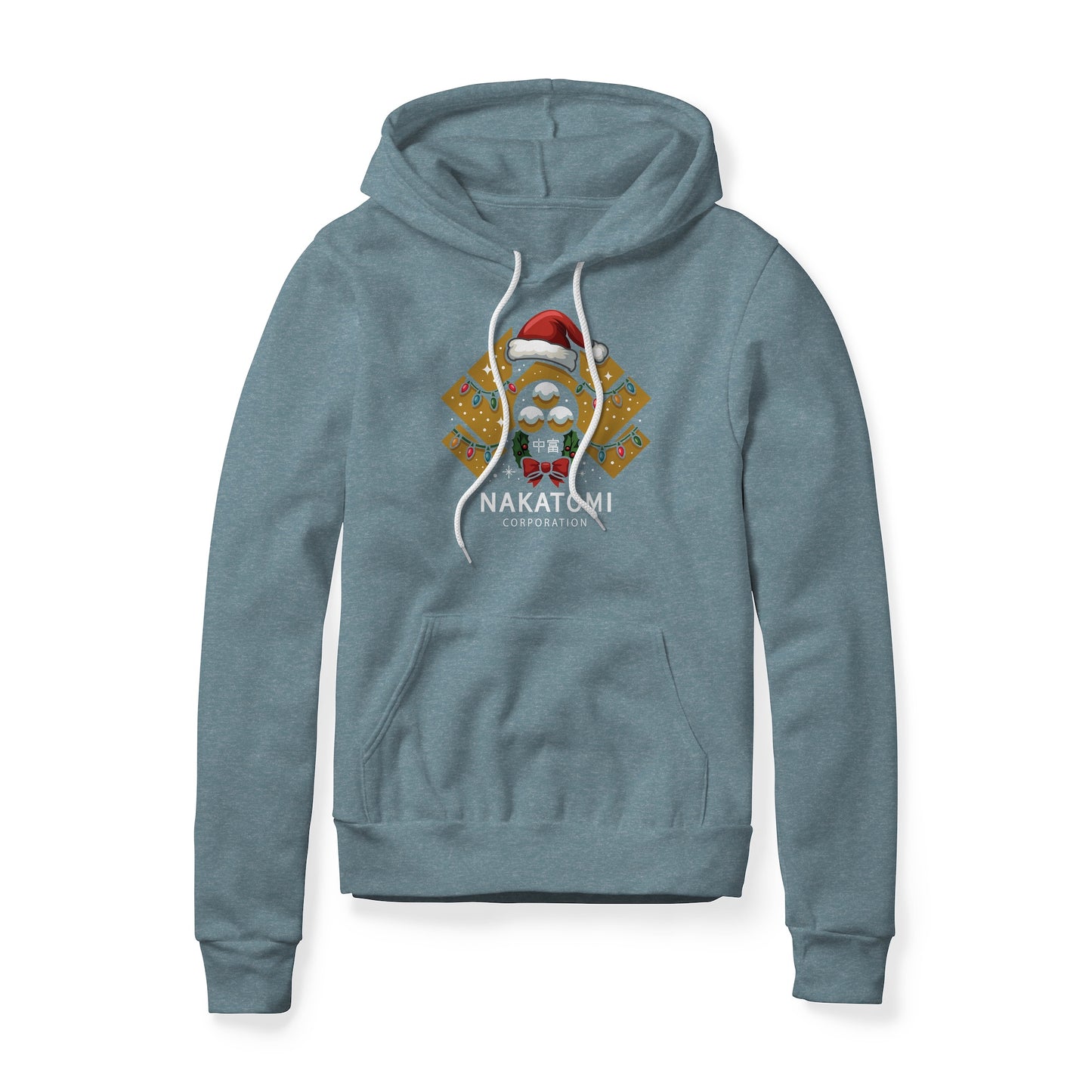 Nakatomi Corporation Logo (Christmas Edition) : Die Hard Movie, Fleece Hoodie