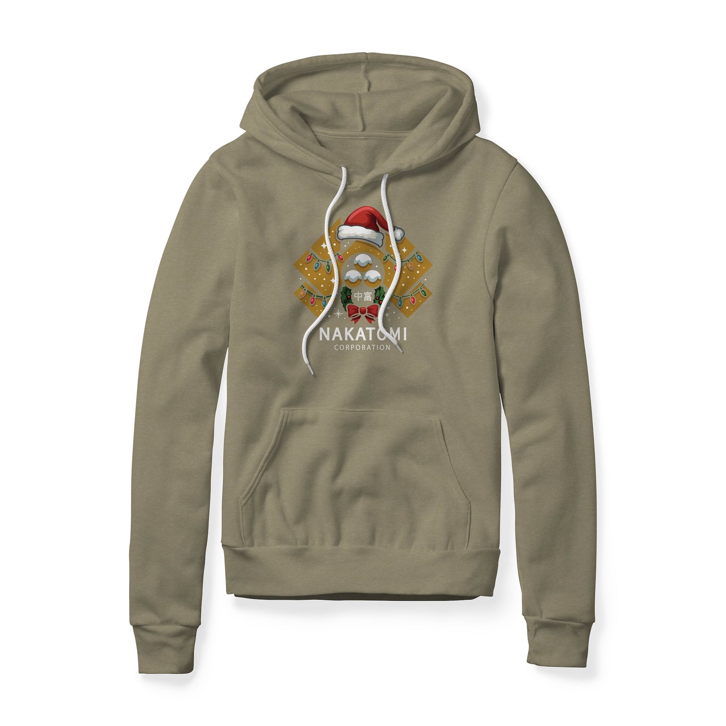 Nakatomi Corporation Logo (Christmas Edition) : Die Hard Movie, Fleece Hoodie