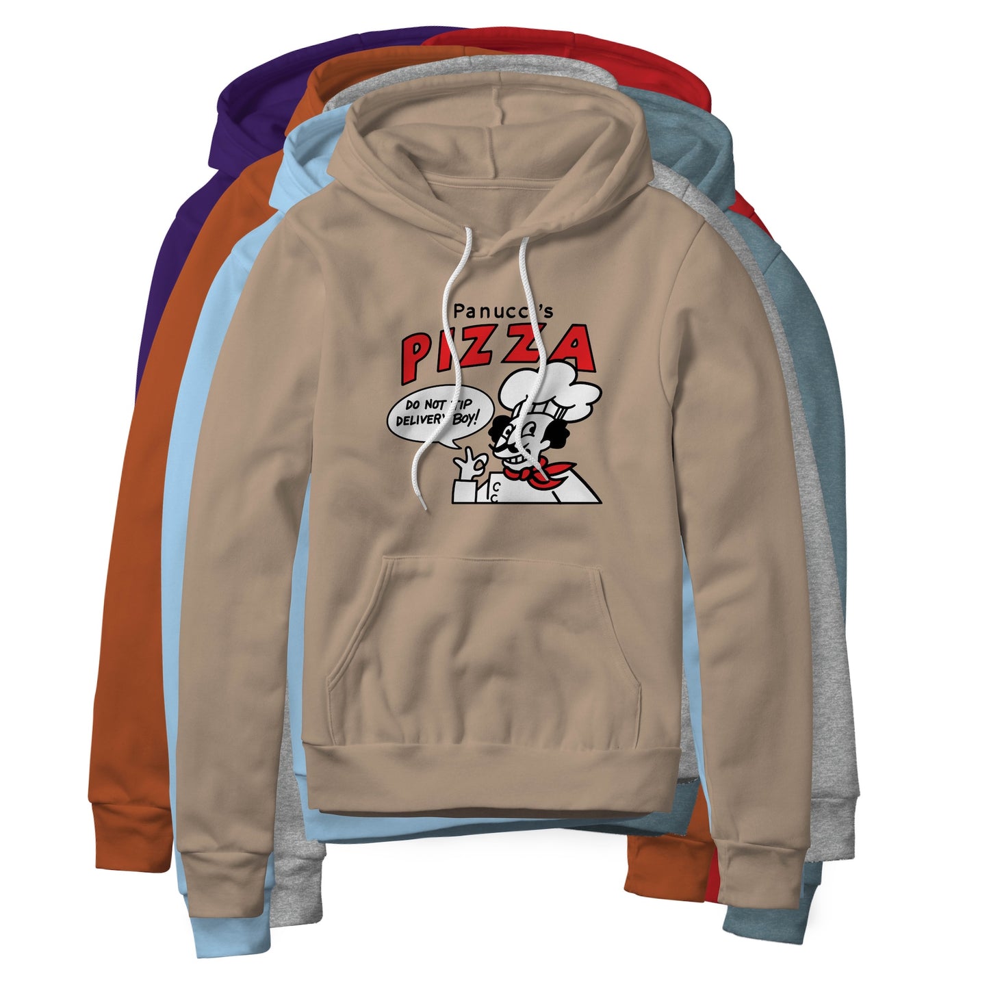 Panucci's Pizza Logo : Futurama Show, Fleece Hoodie