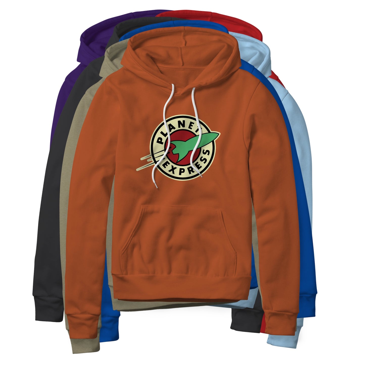 Planet Express Logo : Futurama Show, Fleece Hoodie