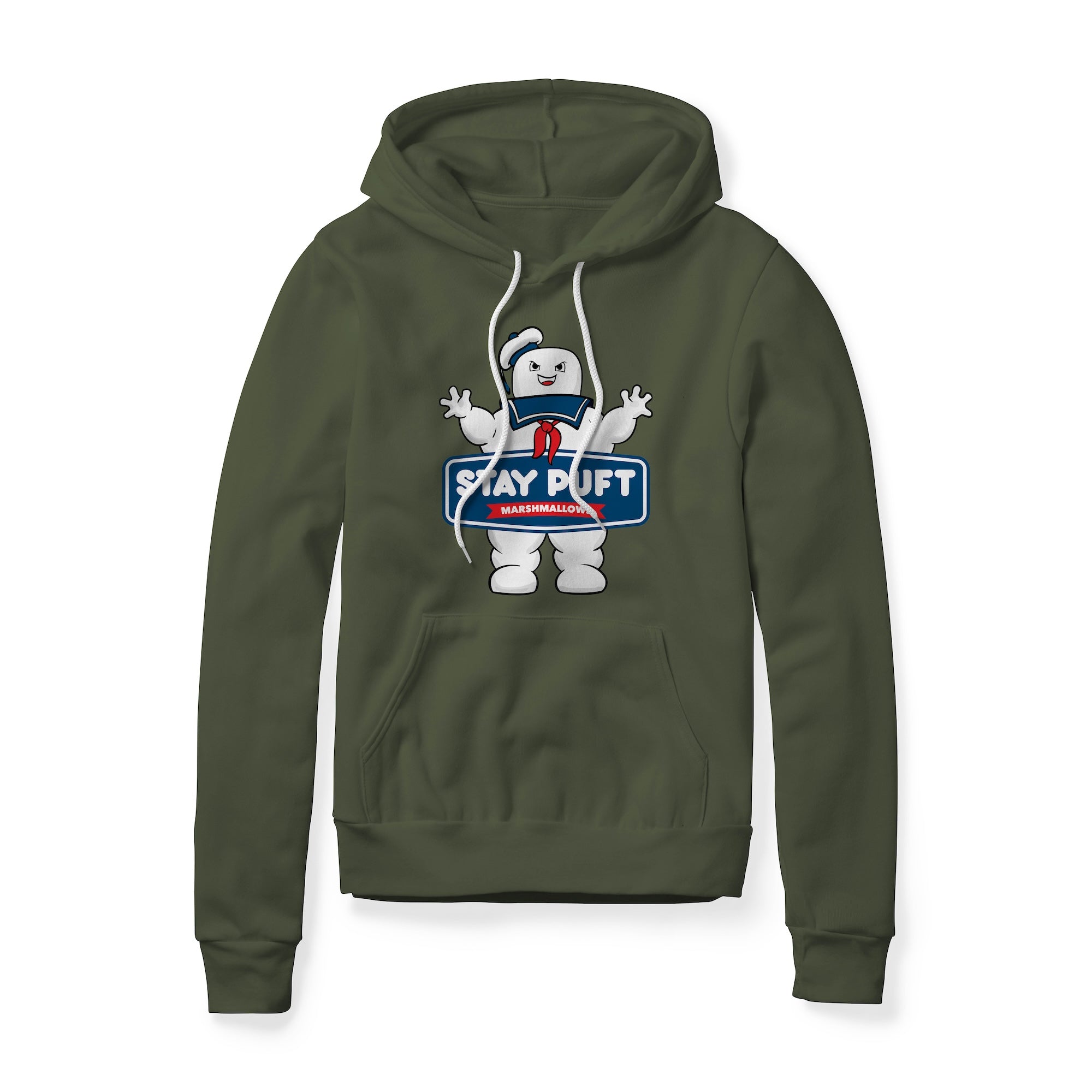 Stay Puft Marshmallows Logo (Evil) : Ghostbusters Movie, Fleece Hoodie