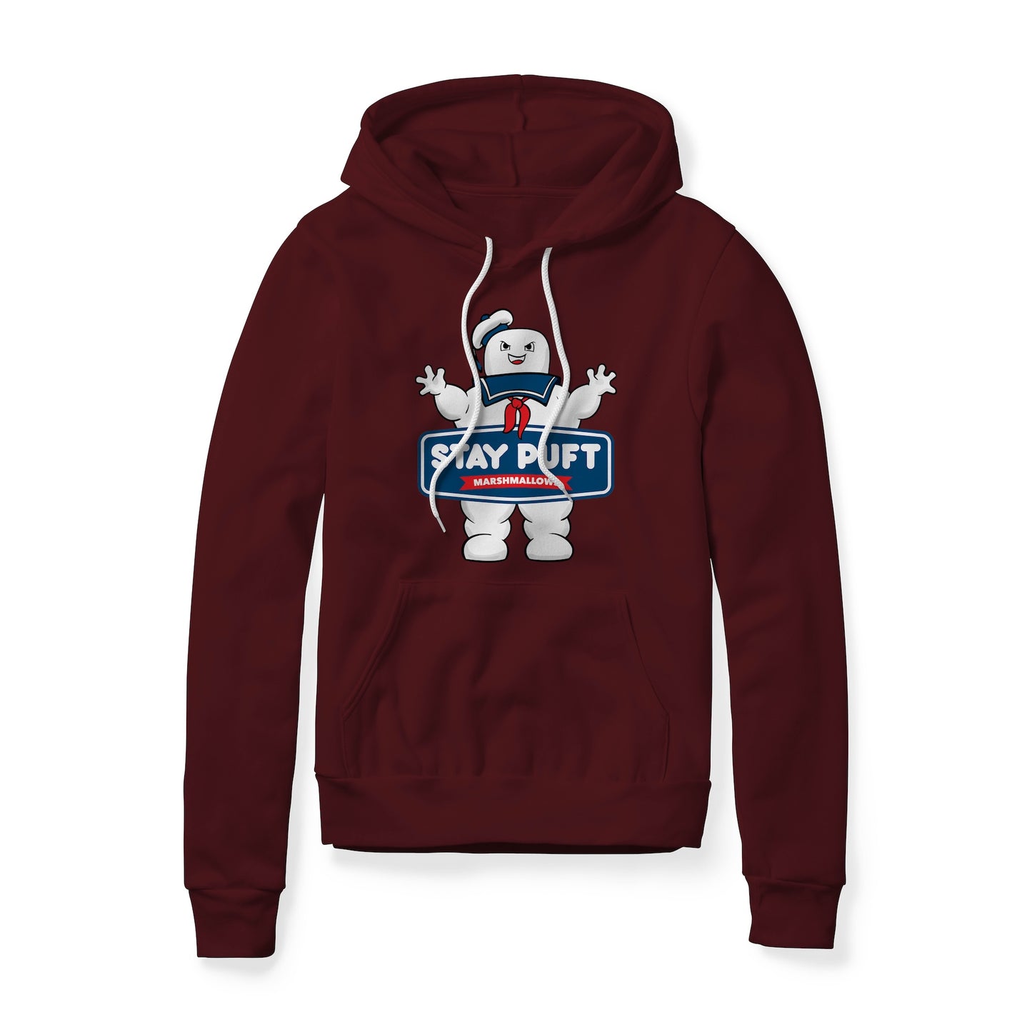 Stay Puft Marshmallows Logo (Evil) : Ghostbusters Movie, Fleece Hoodie