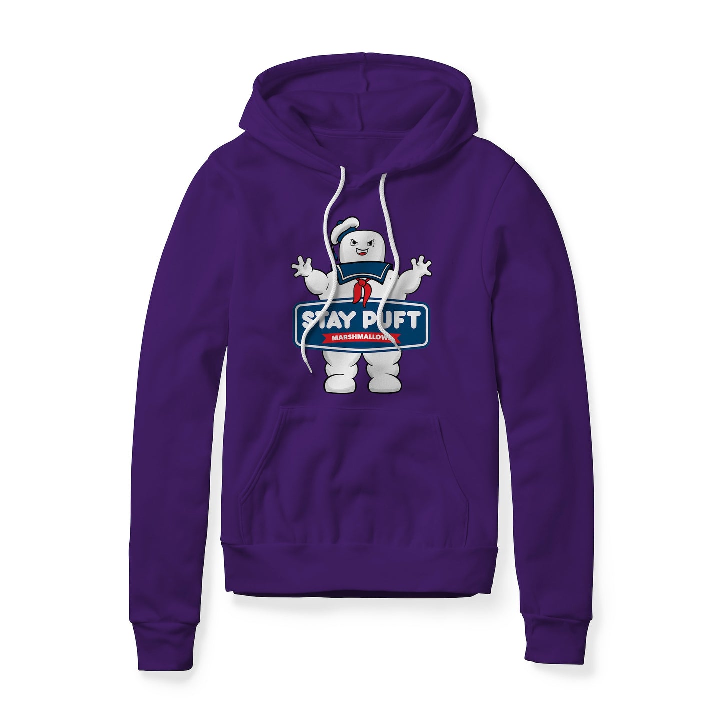 Stay Puft Marshmallows Logo (Evil) : Ghostbusters Movie, Fleece Hoodie