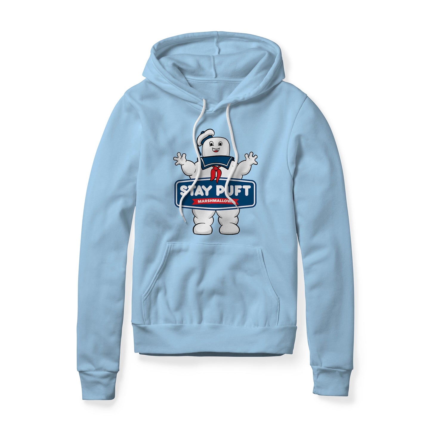 Stay Puft Marshmallows Logo (Good) : Ghostbusters Movie, Fleece Hoodie