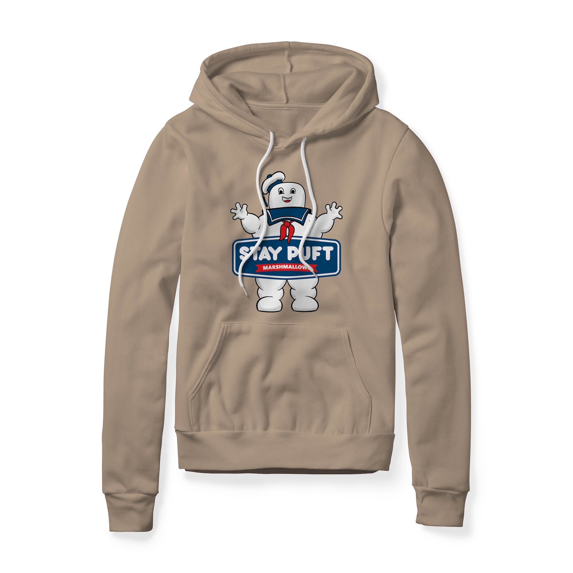 Stay Puft Marshmallows Logo (Good) : Ghostbusters Movie, Fleece Hoodie