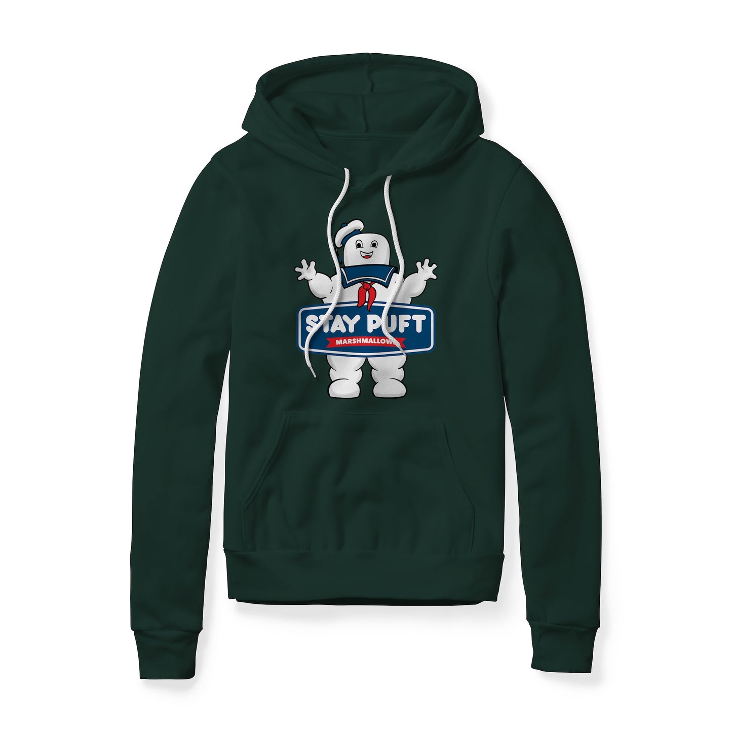 Stay Puft Marshmallows Logo (Good) : Ghostbusters Movie, Fleece Hoodie