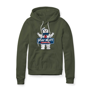 Stay Puft Marshmallows Logo (Good) : Ghostbusters Movie, Fleece Hoodie