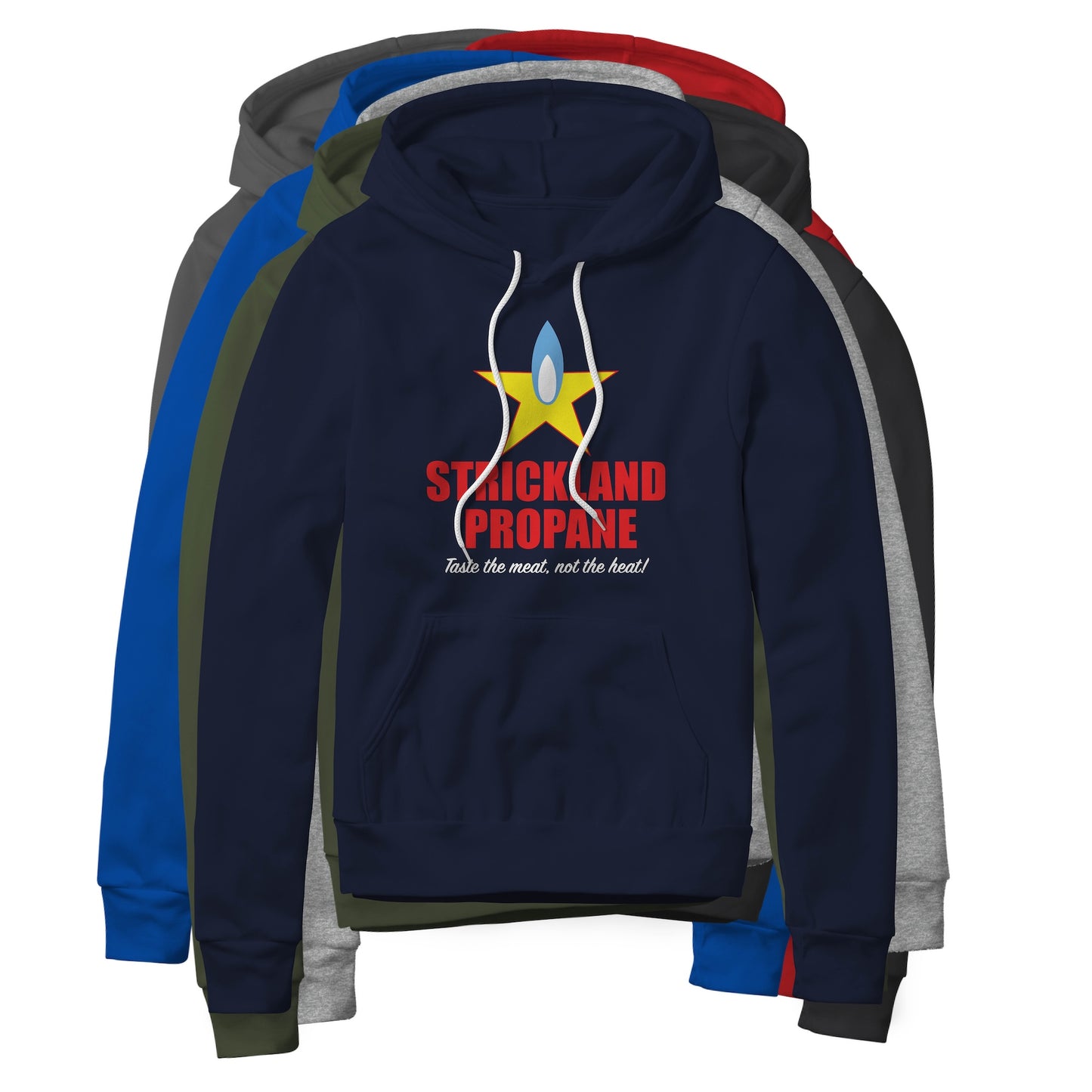 Strickland Propane Logo  : King Of The Hill Show, Fleece Hoodie